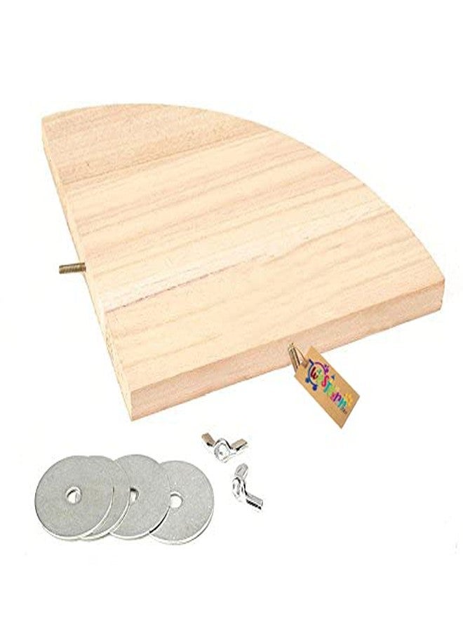 Western Era Corner Platform/Perch/Stand Bird Toy for Medium & Large Birds (8 Inches) - Image 4